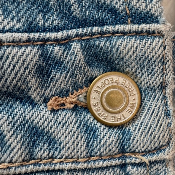 Free People Good Luck Barrel Overalls - Picture 4 of 7